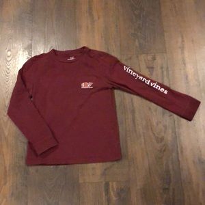 Vineyard Vines youth long sleeved pocket tee
